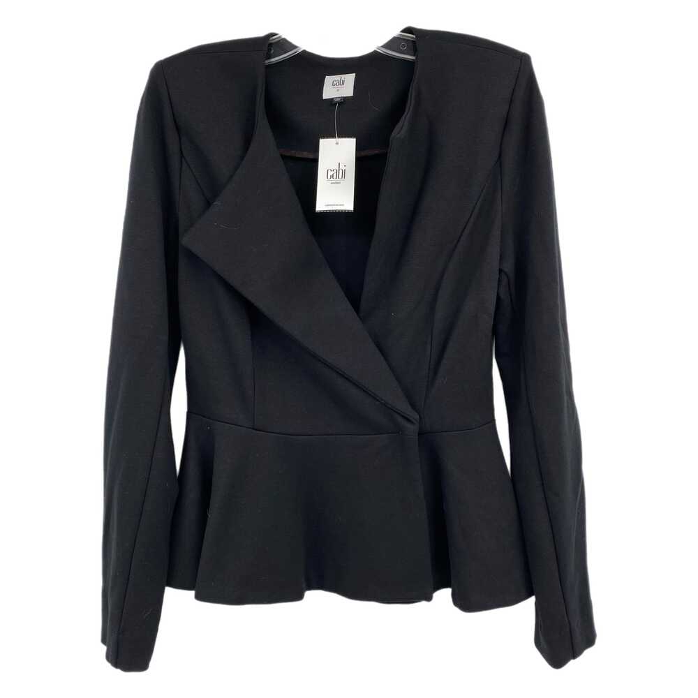 CAbi Black Peplum Blazer | Women's Size 2